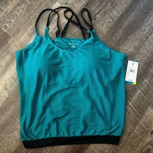 Free Country Plus Jade Sea Tankini- Size 3X